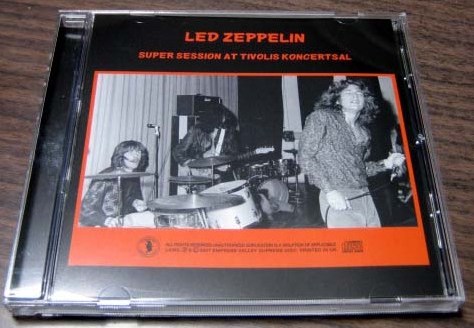 Led Zeppelin Super Session At Tivolis Koncertsal Empress Valley Supreme Disc Label