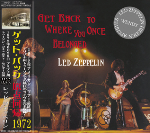 Led Zeppelin Get Back To Where You Once Belonged Wendy Records Label