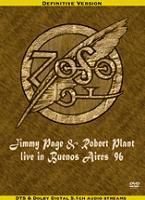 Jimmy Page & Robert Plant Live In Buenos Aires '96 DVD Boogie Mama Label